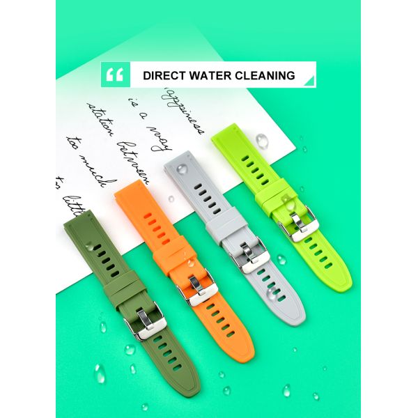 Fashionable Active Sports Silicone Watch Band · 18–22mm | Customizable Logo - China Wholesaler SHX