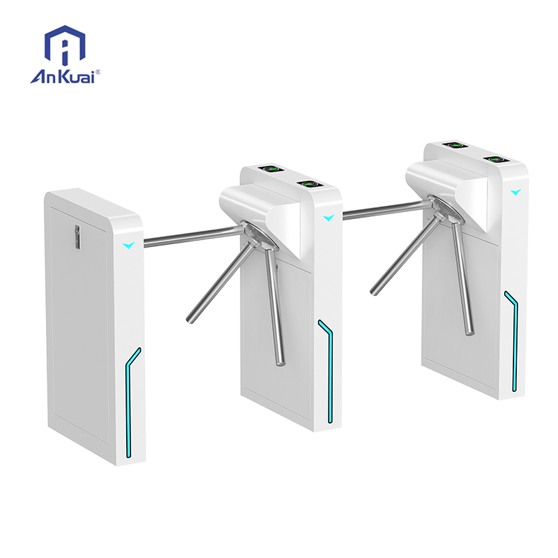 Brushless Fully Automatic Movement Tripod Turnstile Anti-Tailgating with Rfid Card /face Recognition/QR Code for Indoor