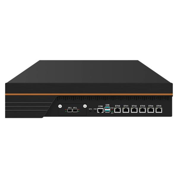 Zynshield 1U Rackmount Firewall i7 13700 i9 14900 6 2.5G LAN 10G 40G QSFP+ Redundant Bypass