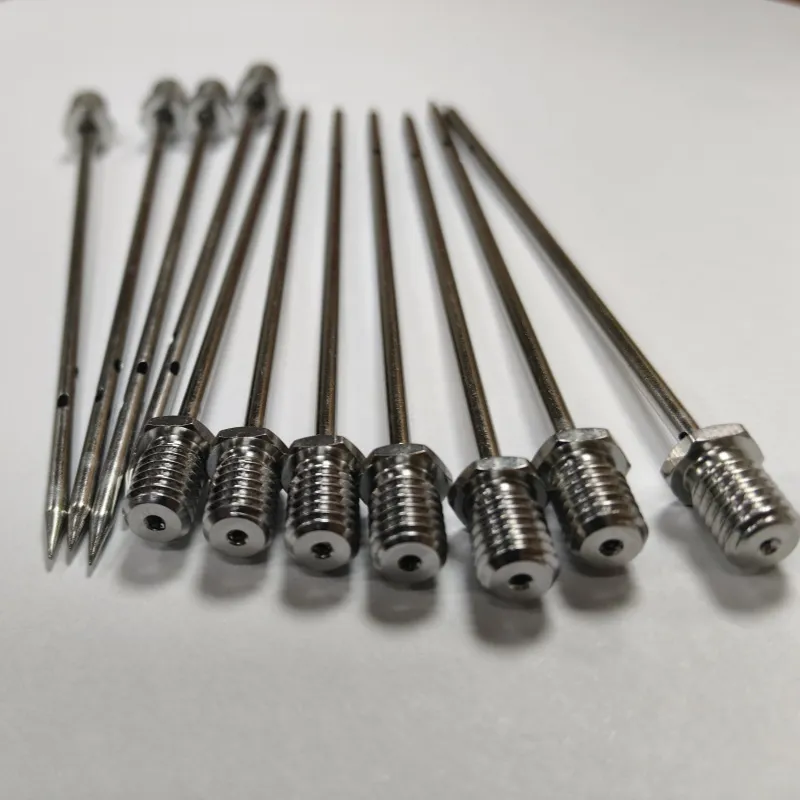 Double Layer Tubular Stainless Steel Needle With M6 Thread