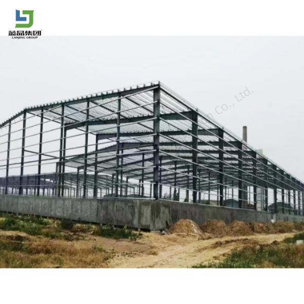 Prefab Light Steel Structure Warehouse Galvanized Metal Frame Building