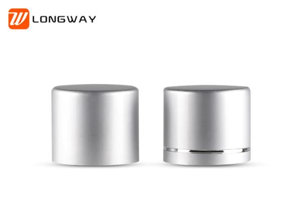 Aluminum Cover Silver Cosmetic Bottle Cap 24/410 Closure ISO Approval
