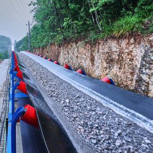 Mining And Cement Heavy Duty Belt Conveyor Systems Bulk Material Handling