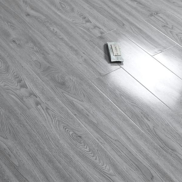 1218x196x8/12mm Grey Wooden Floor Laminate Flooring with Onsite Training Assistance