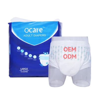 Leakage Protection Adult Pull Up Diapers , Disposable Diapers For Elderly People