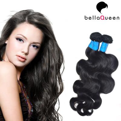 Trama indiana preta natural do cabelo do Virgin da onda do corpo do uso do salão de beleza para mulheres