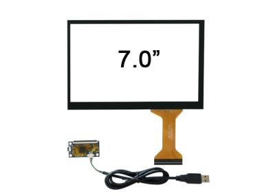Tela de painel de toque PCAP de 7 polegadas com controlador USB ILITEK ILI2511 para exibição de 800 x 480 pixels