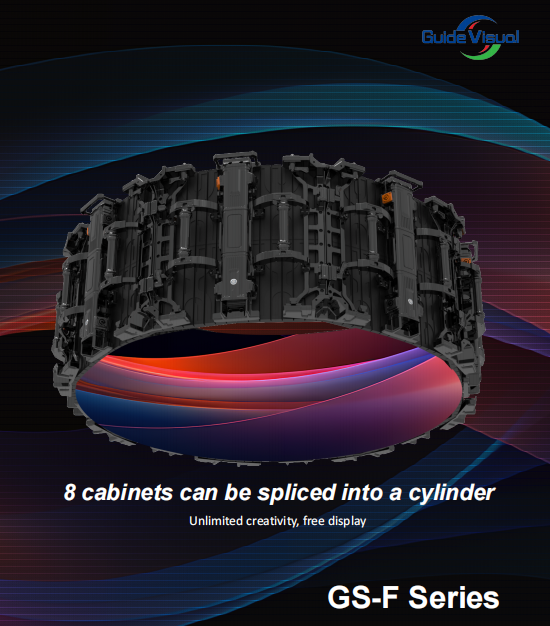 Guide Visual Curved Outdoor & Indoor Rental LED Display Screen for Stage Use