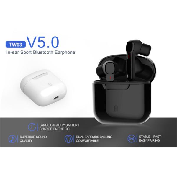 LED Display Water Resistant Wireless Earbuds Ipx4 Earphones 4h