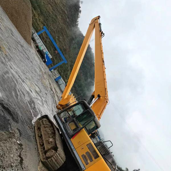Máquina escavadora Long Reach Boom de KOMATSU com cubeta, máquina escavadora longa do braço do crescimento do alcance para a venda