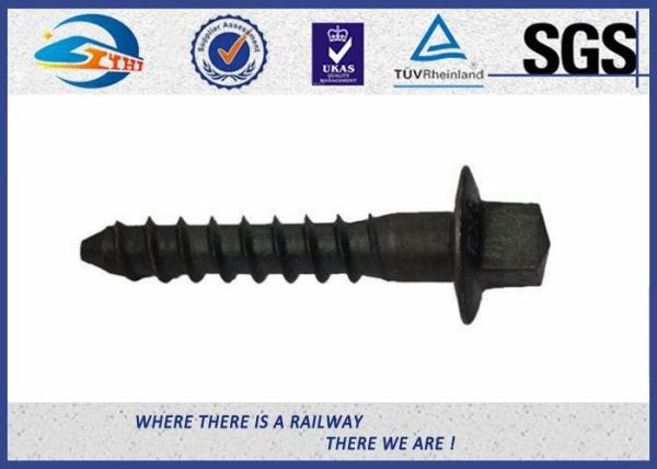 Railway Sleeper Fixing Black Oxide Screws UIC864-1 NF F500-50 Standard