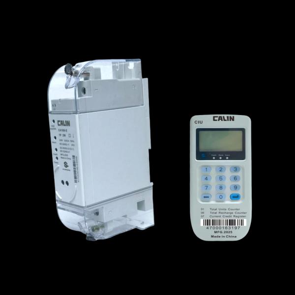 Split Type STS Single Phase Electric Meter , Plc G3 Rf  Din Rail Power Meter