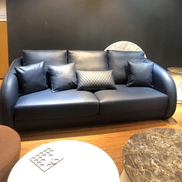 Leather Corner Couch Modular 37.8x28.3in Luxury Living Room Furniture Sets