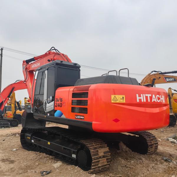 Hitachi ZX240 Used Excavtaors Middle Hydraulic Backhoe Secondhand Digger with 1.m³ Bucket  Capacity