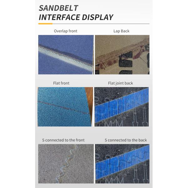OEM ABRASIVE BELTS Customized Size Grit Zirconia Emery Sanding Belt for Sander