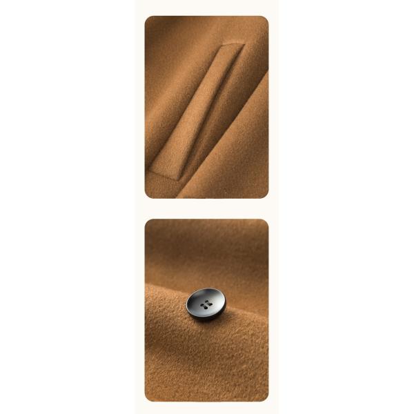 Мужское пальто на заказ толстое теплое одногрудное длинное пальто для мужчин