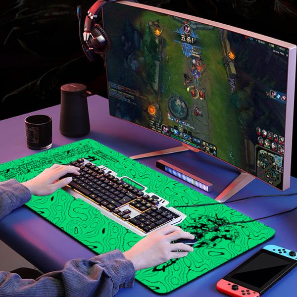 Natural Rubber fabric Custom Gaming Mouse pad for CSGO Large Rubber Mousepad