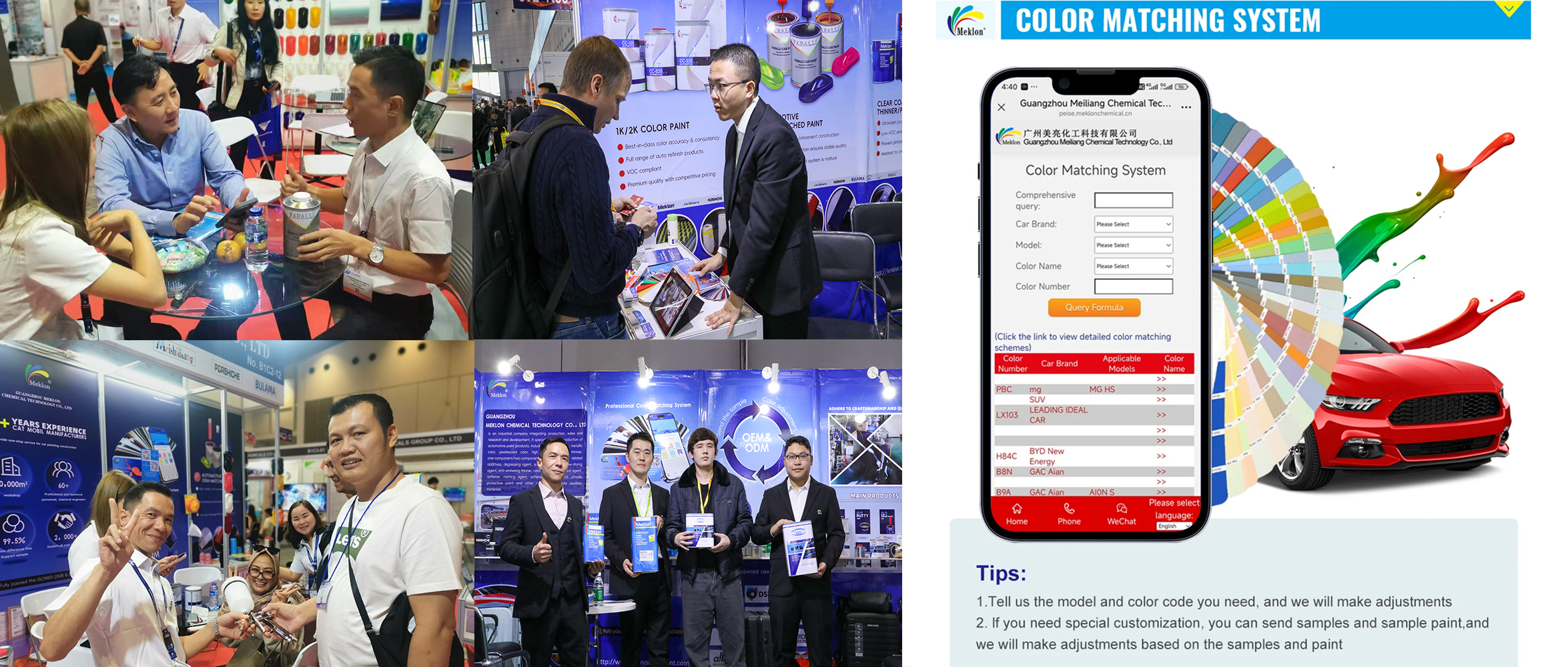 Meklon A Multi Color Customizable Automotive Paint Manufacturer