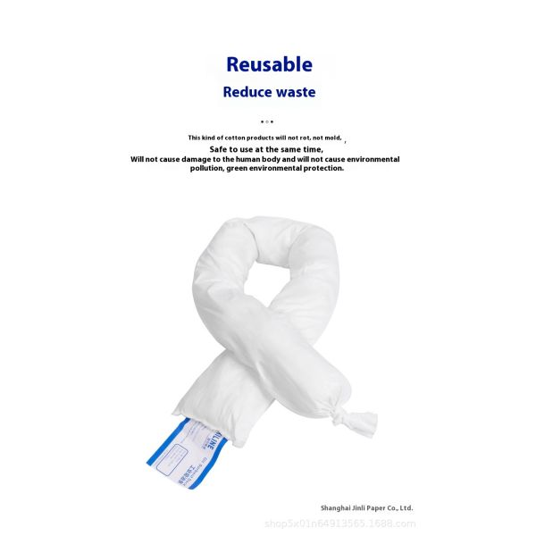 KILINE Industrial 7.6*1.2m Oil Suction Cotton Strip for Water Surface Oil Spill Containment and Emergency Offshore Packaged