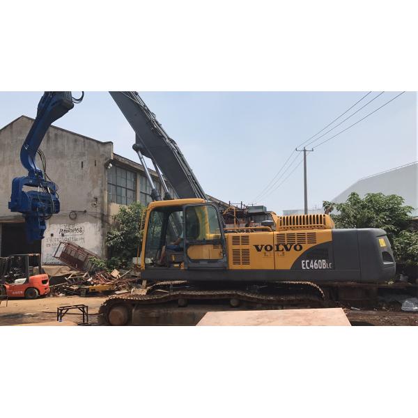 Máquina escavadora Mounted Sheet Pile que conduz o martelo de aço do Vibro da máquina