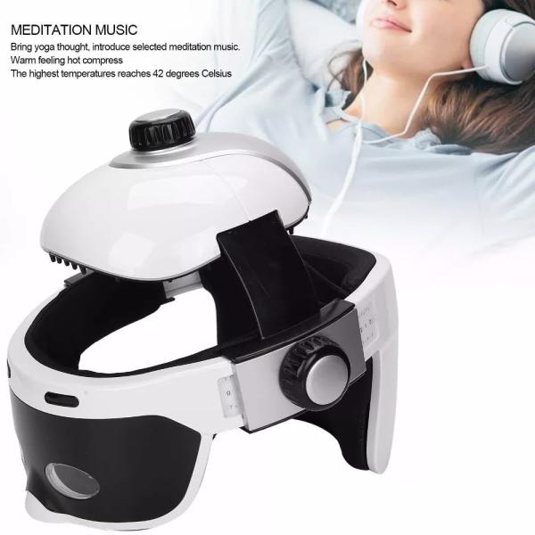 Rechargeable Wireless Eye Head Massager Human Nape Massage Relieve Scalp Massager Helmet