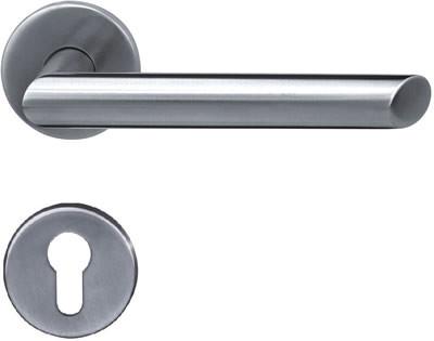 Bevel Edge Stainless Steel Interior Door Handles Tubular Level Metal Door Handle