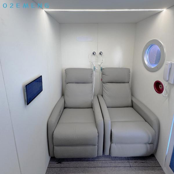 O2EMENG Double Hard Seat Type Factory Directly Sell Advanced Therapy Equipment High Pressure Hyperbaric Chamber for Medical Use