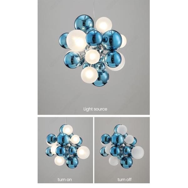 Postmodern Glass Ball Chandelier Lighting Modern Luxury LED Hanging Light(WH-MI-449)