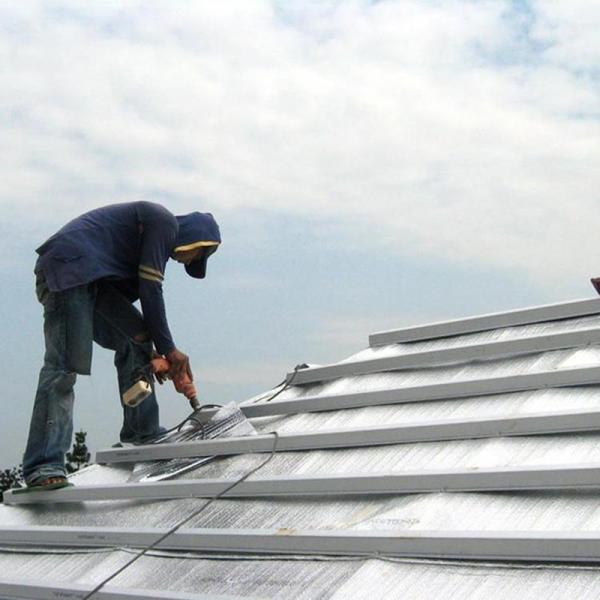 100% Fiberglass Aluminum Foil Material For Heat Protection