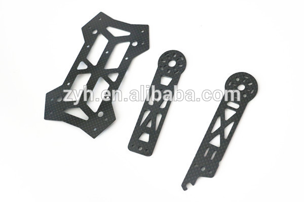 400X500X1.5mm 100% Carbon Fiber Plate Panel 3K Plain Weave Glossy