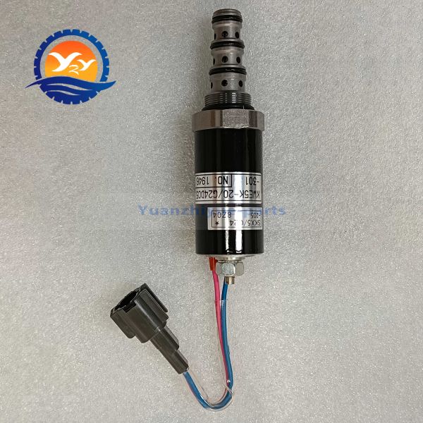 HD820-1 HD820-2 HD820-3 HD820 Hydraulic Rotary Solenoid Valve KWE5K-20/G24D05 SKX/G24-20 for Kato Excavator Parts