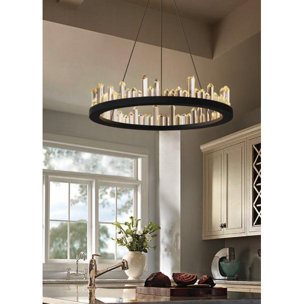Metal Crystal Polished Pendant Chandelier Lights 110V / 220V