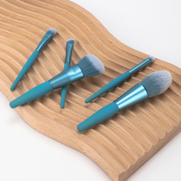 Matte PBT Hair 5pcs Makeup Brush Set Mini Travel Makeup Brush Set