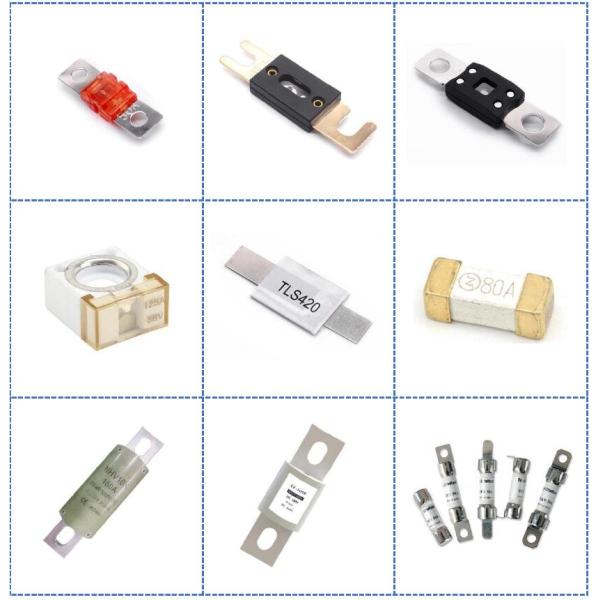 NHV10X M8 Stud Mount 1000VDC 200A Fuse Links for EV Battery Protection