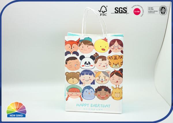 Sacolas de compras de papel stand up sacolas de mercadorias para negócios