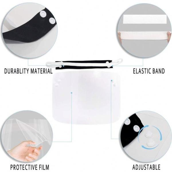 For Splash Pakistan Doctor Plastic Saftey Uvex Bionic Dentist Safety Visor Disposable Manufacture Face Shield With Spong