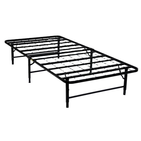 Queen Size Metal Platform Bed Frame with Underbed Storage Tool-Free Assembly and Black