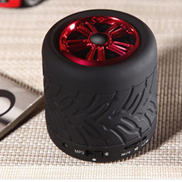bluetooth car speakers mini stereo tyre speaker for home audio
