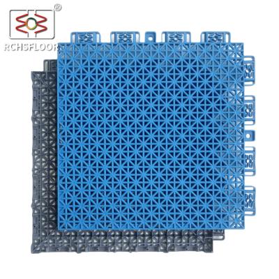 Resistente a UV azulejos de piso em PP 25x25cm absorvente de choques 30%