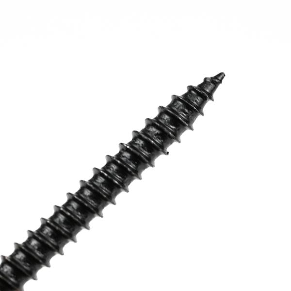 Черный Русперт покрытие из нержавеющей стали квадратная голова кастрюли деревянные винты