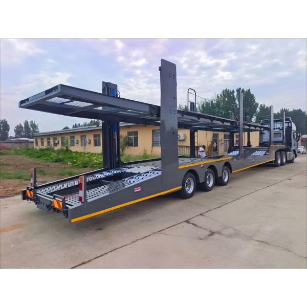 África Semi remolque confiable para vehículos: diseñado para el transporte eficiente de automóviles, garantizando la máxima protección y estabilidad