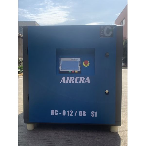 11KW Integrated Soundproof Enclosed Scroll Air Compressor: The noise-reducing design ensures production operations are not disrupted