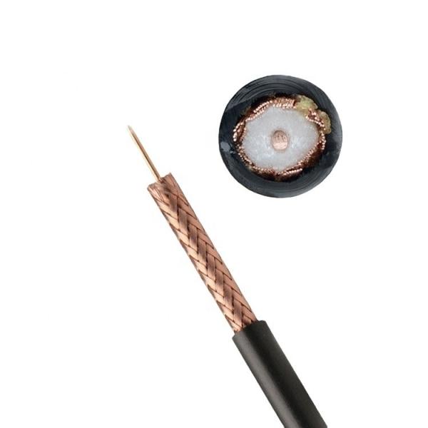 Plain Copper Inner Conductor LSZH RG59 BC Coaxial Cable