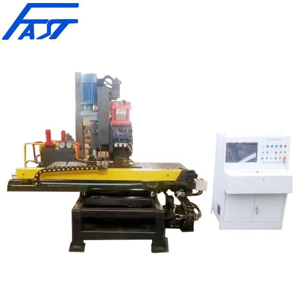 Steel Plate CNC Hole Punching Machine Automatic CNC Turret Punching Machine For Steel Tower Servo Motor