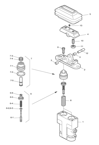 J98D3007 Стыковочный клапан для Doosan Педальный клапан S150LC-7B SOLAR 55 SOLAR 55-V SOLAR 75-V SOLAR 130LC-V