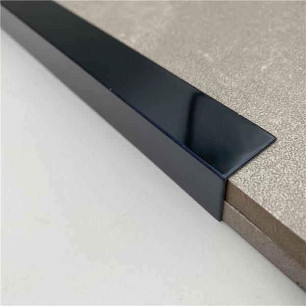 Indoor Polishing Mirror Decorative Color Stainless Steel Step Edge Tile Trim Profiles Strips