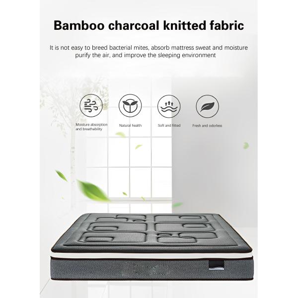 JOURM Soft Memory Foam Mattress Knitted Fabrics Topper and Orthopedic Design for Sleep