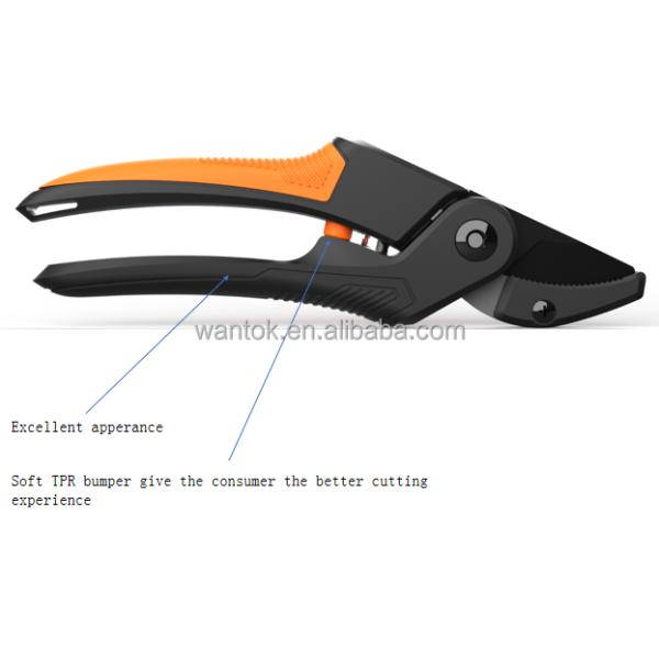 DIY Grade Anvil Pruner featuring High Carbon Steel Blade and Anti-Slip Grip in 2023