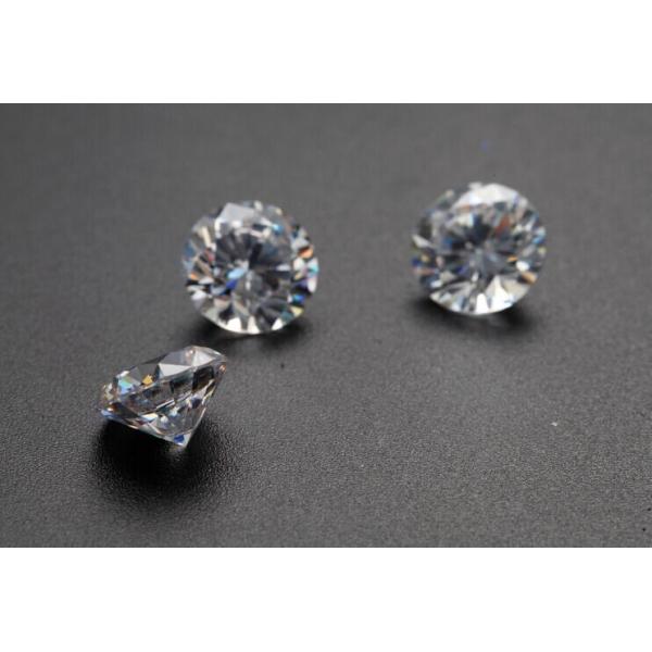 6.5 Carat 12 Mm Loose Moissanite Stones Genuine DEF Super White VVS1 Round Brilliant Cut