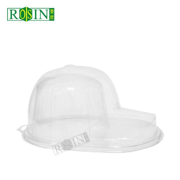 Transparent PVC Hat Display Holder Dustproof Baseball Cap Storage Packaging Blister